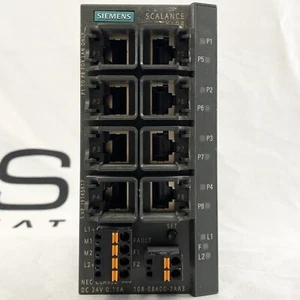 Siemens 6GK5108-0BA00-2AA3 Scalance X108 Simatic EtherNet Switch USA - Picture 1 of 7