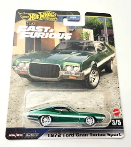 Hot Wheels 1972 Ford Gran Torino Sport Green #3 3/5 - 2024 Fast & Furious - Picture 1 of 1