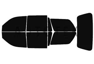 PreCut All Sides + Rear Window Film Any Tint Shade % For Dodge Durango 1998-2003 - Foto 1 di 10