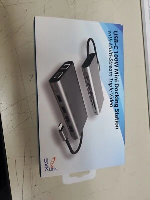 SMK-Link VP6950 USB-C 100W Mini Docking Station with Multi-Stream Triple Video - Image 1 of 3