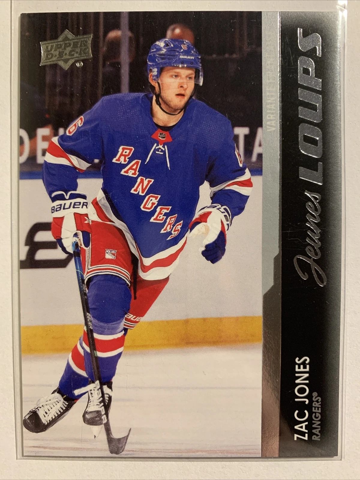 2021-22 Upper Deck Young Guns FRENCH #231 Zac Jones YG RC New York Rangers