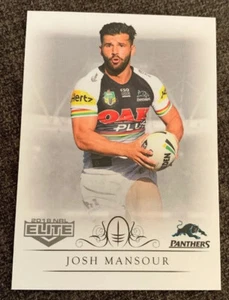 2018 Penrith Panthers Josh Mansour Card NRL Elite #106 - Picture 1 of 2
