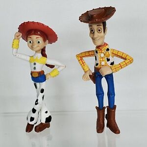 Disney Pixar Toy Story lot: 2 PVC Figures, Cake Topper Woody and Jessie 3.5"