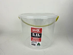 5.1 Liter Plastic Barrel Container Storage Stackable Handy Bucket #3296 - Picture 1 of 2