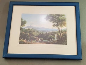 ART VINTAGE PRINT D'ANTONIO NAPOLI LAVORAZIONE MADE IN ITALY 9 x 7 INCHES D - Picture 1 of 4