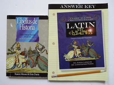 Latin for Children Primer B Answer Key & Libellus de Historia History Reader - Image 1 of 3