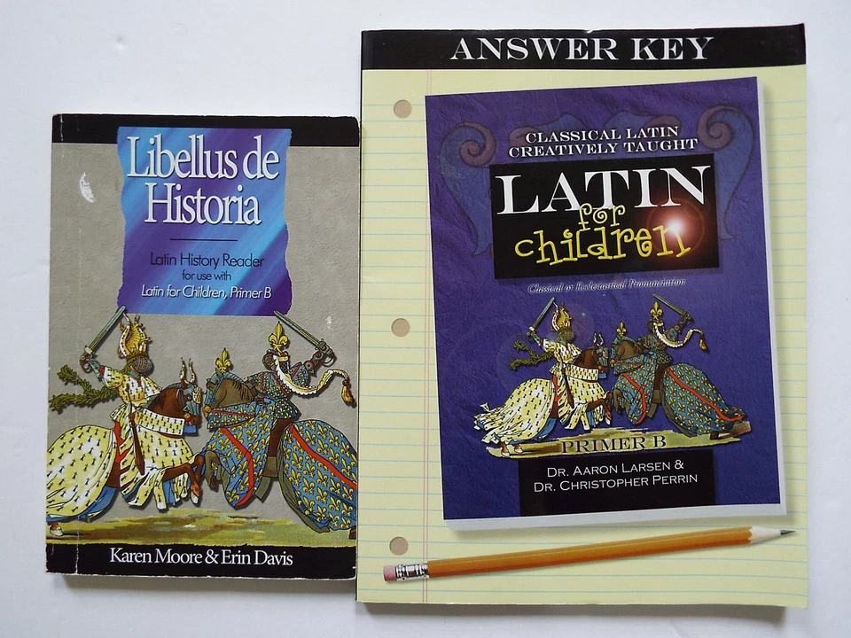 Latin for Children Primer B Answer Key & Libellus de Historia History Reader - Image 1 of 3