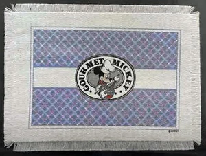 4 sets/8 pcs New Walt Disney Gourmet Mickey Mouse Placemat & Napkins. Nice Gift! - Picture 1 of 6