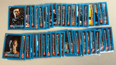 Terminator Judgment Day T2 - Complete VINTAGE Base Set - (44 Cards) - Topps 1991 - Image 1 of 2