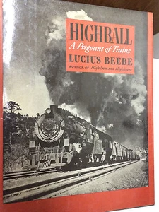 BOOK: HIGHBALL A PAGEANT OF TRAINS 1945 - Picture 1 of 3
