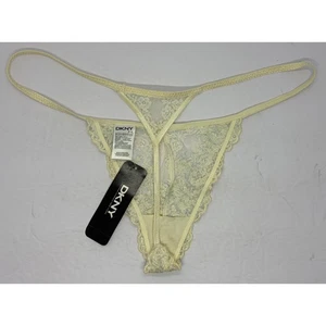 DKNY NWT Lace G-String Thong Panty Size Large Brand New Donna Karan - Picture 1 of 2