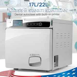 17L/22L Esterilizador de vapor de autoclave médico dental de clase B - Imagen 1 de 29
