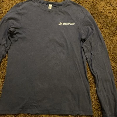 Camisa Mercury Marine MUJERES Grande Manga Larga Mercury Fuerabordas Bella Boats Usada en Excelente Condición Foto 1 de 4