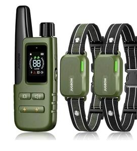 Collar de choque para perros 2 perros (10-120 libras) - Collar de entrenamiento para perros de 4200 pies con control remoto IPX - Imagen 1 de 9