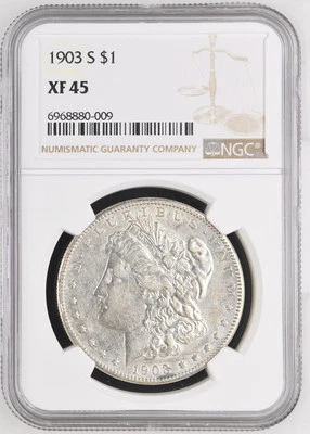 1903 S Morgan Silver Dollar NGC XF-45 - Image 1 of 2