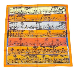 HERMES Carre 90 Scarf Pour From The Shadow Of Var 18551 - Picture 1 of 7