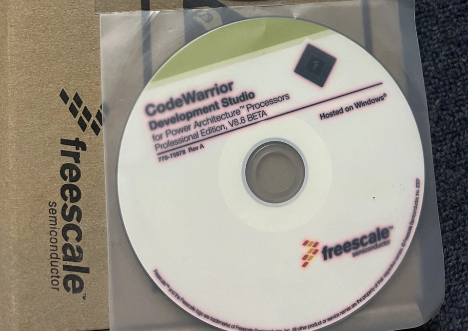 Record of Freescale CodeWarrior Development Studio V8.8 Software CD - Image 1 of 1