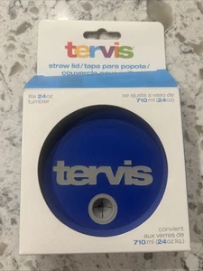 Tervis 24 oz tapa de pajita azul se adapta a vasos de 24 oz nuevo - Imagen 1 de 2