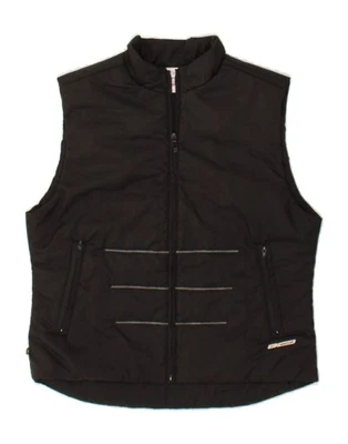 REEBOK Womens Gilet UK 14 Large Black Polyester YT03 - Image 1 of 3