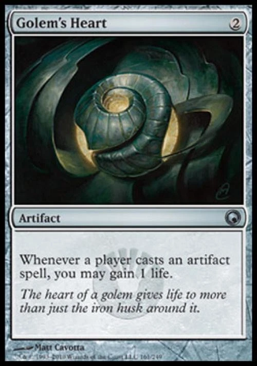 Golem's Heart -Foil Light Play MTG Scars of Mirrodin - Image 1 of 1