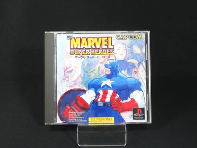 Tested MARVEL SUPER HEROES V.S. FIGHTING SONY Play Station PS1 CAPCOM Japan 2 - Image 1 of 4