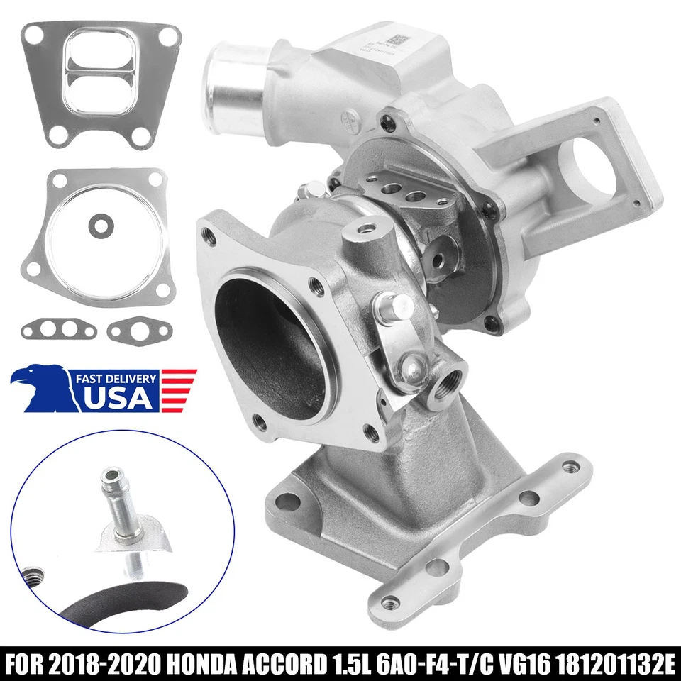 Turbo Turbocharger Set For 2022-2024 Honda Civic 2023-2024 Acura Integra 1.5L Foto 1 de 4