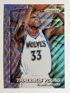 2014-15 Panini Prizm Prizms Blue Wave #14 Thaddeus Young - Bild 1 von 2