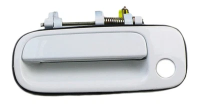 Front Left Outside Door Handle 040 Super White for 1992 thru 1996 Toyota Camry - Image 1 of 2