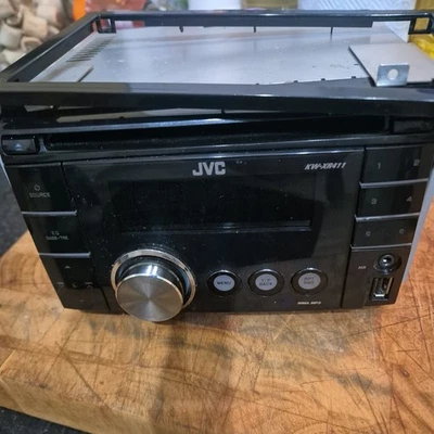 Jvc Kw-Xr411 Double Din Stereo Mp3/Wma Cd Receiver With Front Aux Input Kw-Xr411 - Image 1 of 4
