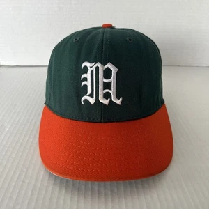 Vintage 90s NCAA Miami Hurricanes Emroidered Logo Pro Line Fitted Hat Cap 7 Y2K - Picture 1 of 15