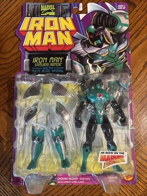 Figura de acción Marvel Iron Man Samurai Armor 1996 de Toy Biz totalmente nueva Foto 1 de 3