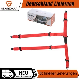 Cintura bretelle 4 punti corsa auto guscio cintura di sicurezza universale regolabile - Foto 1 di 15