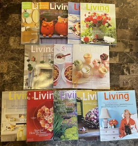 Martha Stewart Living Magazine Lot of 12 Mixed Issues 2003-2008 Recipe Cards - Bild 1 von 15