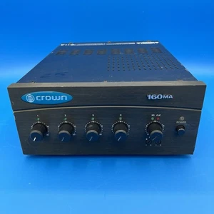 Crown Commercial/Restaurant 160MA 4 Input 60 Watt 70Volt/8 Ohm Mixer Amplifier - Picture 1 of 4