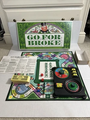 1992 Go For Broke Board Game by Selchow & Righter In Great Condition Vintage CIB - Image 1 of 4