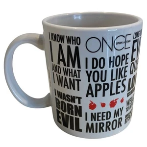 2 Cups Once Upon A Time Mug Black And White . TV Series. Regina Quotes - Picture 1 of 6