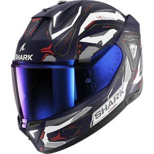 Full Face Helmet Shark SKWAL i3 LINIK Mat Blue White Red - Picture 1 of 4