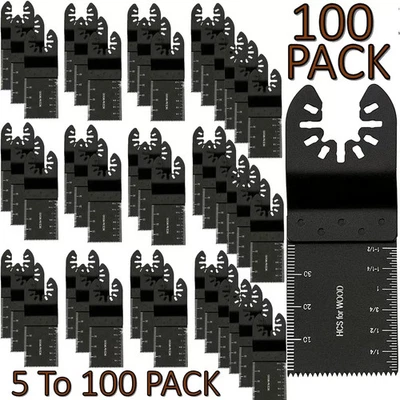 100x Oscillating Multi Tool Saw Blades Set Carbide Metal Blade For Dewalt Makika - Image 1 of 4