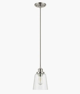 Capital Lighting Fallon 1 свет подвеска матовый никель 3718BN-135 без стеклянного абажура - Изображение 1 из 2