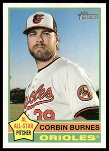 2025 Topps Heritage #140 Corbin Burnes Baltimore Orioles - Picture 1 of 2