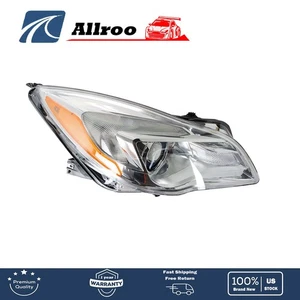 Right Side Headlamp HeadlightFor 2014-2017 Buick Regal Clear Lens Halogen Chrome - Picture 1 of 12