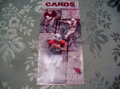 NFL - Arizona Cardinals 2000 Season Ticket Pamphlet (Mailer) - NICE - VINTAGE Cover