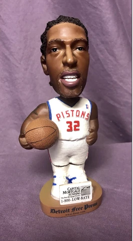 Detroit Pistons Rip Hamilton 7” Bobblehead Detroit Free Press Good Condition Cover