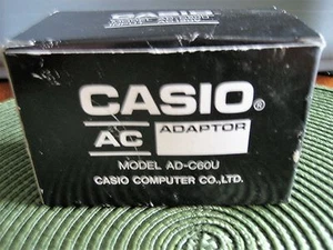 CASIO AC POWER SUPPLY CHARGER ADAPTER model ad-c6ou output 6 vdc - Picture 1 of 3