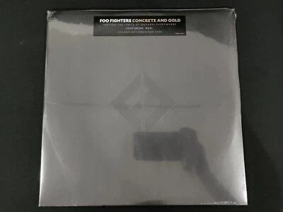 Foo Fighters Concrete and Gold BLACK ON BLACK Vinyl 2LP Etched Ltd - Image 1 of 4