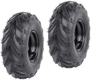 2X ATV Tires 145/70-6 Wheels Rim Tubeless tire for Chinese ATV Quad Taotao Buggy - Picture 1 of 7
