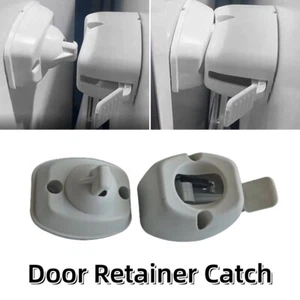 RV Door Retainer Catch Compartment Clips Latch Holder Cargo Motorhome Caravan - Picture 1 of 7