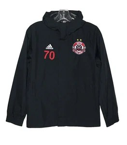 Adidas Entrada 22 All Weather Windbreaker Jacket Kids Youth M Hooded UFA #70 - Picture 1 of 15
