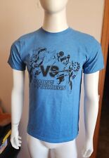 Transformers Battle Mens Blue Marle Printed Short Sleeve T Shirt Size XXS New