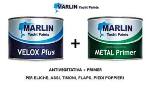 MARLIN VELOX PLUS ANTIVEGETATIVA + METAL PRIMER ELICHE PIEDI POPPIERI 0,250 LT - Imagen 1 de 1